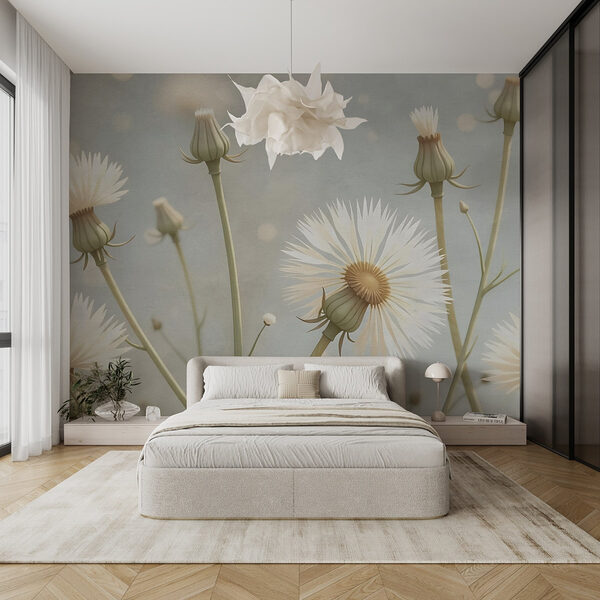 Wall murals Delicate blooms in soft focus (SKU: w02614) Wall murals Wall murals Delicate blooms in soft focus (SKU: w02614)