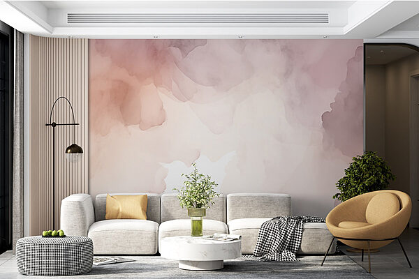 Soft hues blend in gentle harmony Wall murals Soft hues blend in gentle harmony