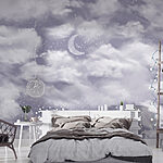 Wall murals Moon in the sky