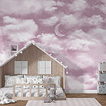 Wall murals Moon in the sky