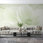 Wall murals Delicate beauty in simple lines