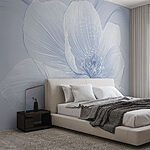 Wall murals Delicate lines of nature’s beauty.