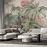 Wall murals Painting of plants and flowers