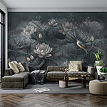 Wall mural Bird on a plant