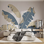 Wall murals Plant with leaves on it