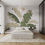 Wall murals Plant with leaves on it