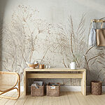 Wall mural Delicate silhouettes of nature’s beauty