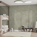 Wall murals Diagram of planets and their names