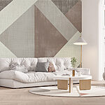 Wall murals Abstract shapes in soothing colors.
