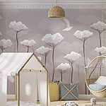 Wall murals Birds flying in the sky