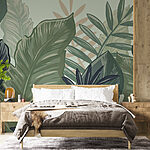 Wall murals Lush greenery fills the background.