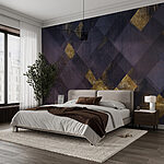 Wall murals Abstract geometric patterns in rich hues