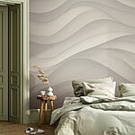 Wall murals White and grey background