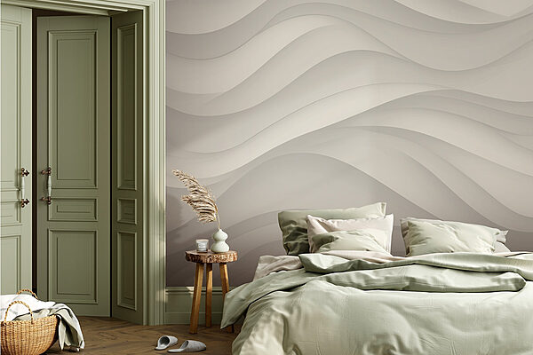 White and grey background Wall murals White and grey background