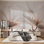 Wall murals Delicate petals in soft hues