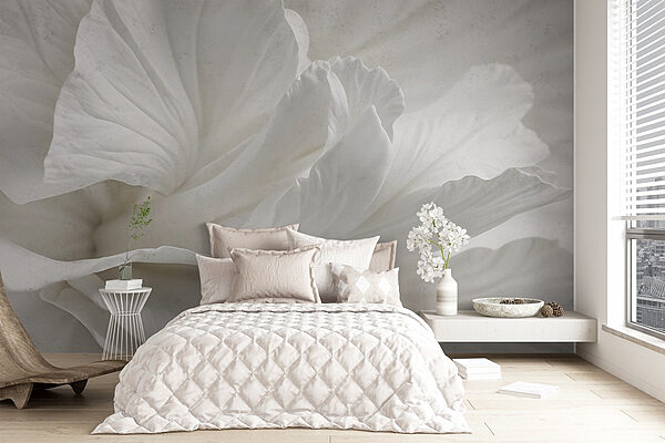 Soft petals in gentle waves Wall murals Soft petals in gentle waves