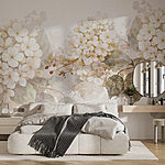 Wall murals Serene blossoms in soft hues.