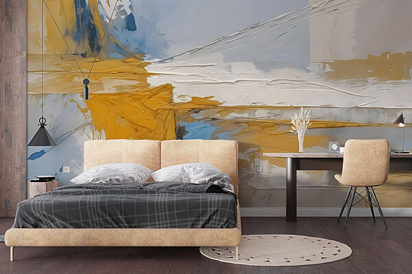Painting of a colorful painting Wall murals Painting of a colorful painting