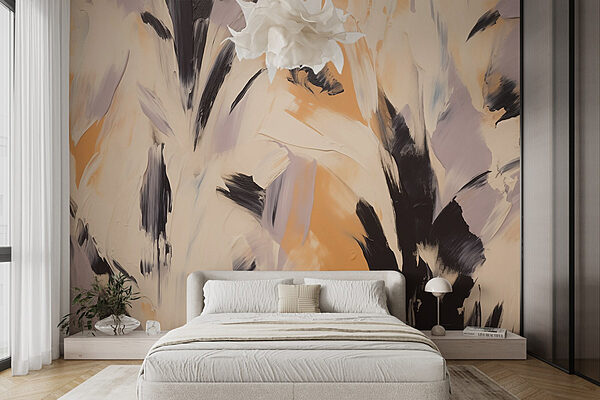 Organic textures in soft hues Wall murals Organic textures in soft hues