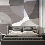 Wall murals Painting of a group of circles