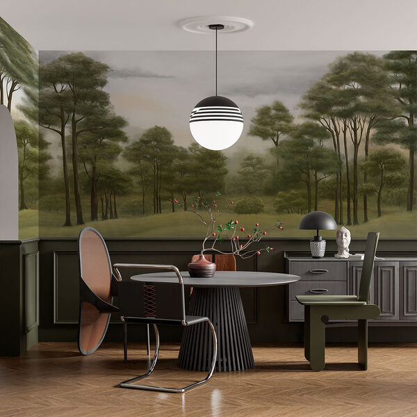 Wall mural Landscape with trees and grass (SKU: w02193) Wall mural Wall mural Landscape with trees and grass (SKU: w02193)