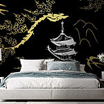 Wall murals Intricate design with nature’s touch