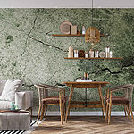 Wall murals Cracked surface with textured detail