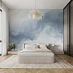 Wall murals Soft hues blend in gentle waves.