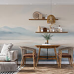 Wall mural Painting of a landscape