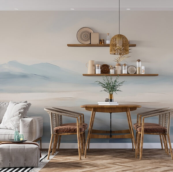 Wall mural Painting of a landscape
