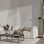 Wall murals Grey and white triangle pattern