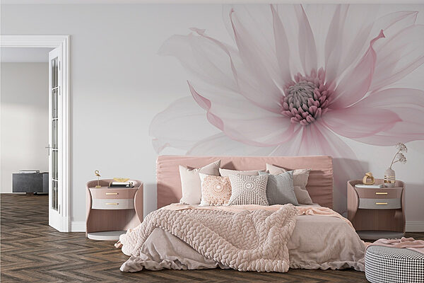 Delicate petals in soft hues Wall murals Delicate petals in soft hues