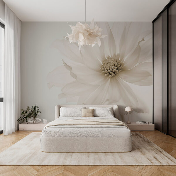 Wall mural Delicate petals in soft hues