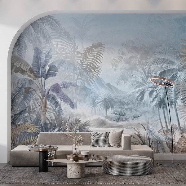 Painting of a jungle Wall murals Painting of a jungle