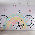 Wall murals Cartoon of a rainbow