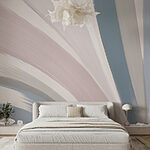 Wall murals Soft hues blending in harmony