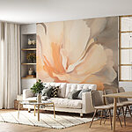 Wall murals Delicate hues in soft floral beauty