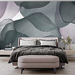 Wall murals Soft hues and flowing shapes intertwine.