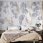 Wall murals Delicate foliage with soft hues