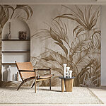 Wall mural Lush foliage in soft tones