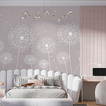 Wall murals Dandelion seeds float in harmony.