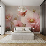 Wall murals Delicate petals in soft focus