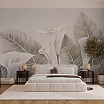 Wall murals Nature’s elegance in soft tones