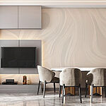 Wall murals White and gray swirly pattern