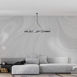 Wall murals White background with wavy lines