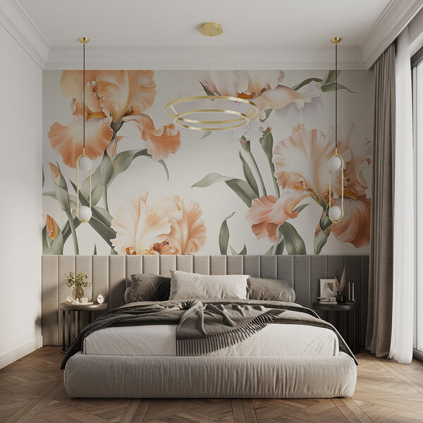 Delicate petals in soft hues Wall murals Delicate petals in soft hues