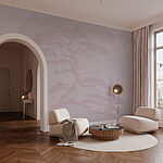 Wall murals Tree on a white background