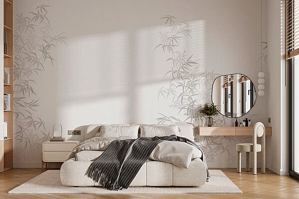 Plant with leaves on it Wall murals Plant with leaves on it