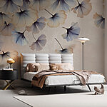 Wall murals Delicate petals dancing in the breeze