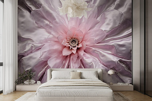 Delicate petals in soft hues Wall murals Delicate petals in soft hues